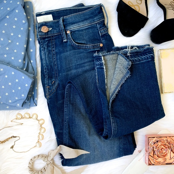 MOTHER Denim - MOTHER The Rascal Slit Undone Hem